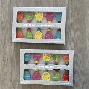 Disney Park Garden Lantern Lights - Alice Wonderland Mad Tea Party inspired